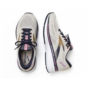 Brooks‎ Ghost 15 Running Shoes Women's 10 B Gray Pink Road Running Sneakers